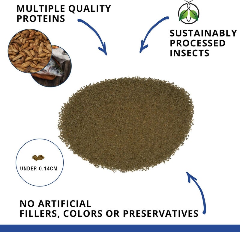 Fluval طعام سمك البيتا من حشرات البق، حبيبات لأسماك صغيرة إلى متوسطة الحجم، 1.05 أونصة. - Image 1